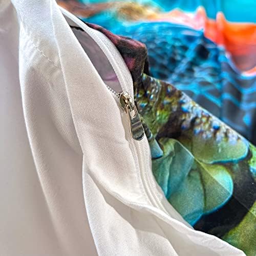 Sunature CVHOUSE Sea Turtle Duvet Cover Set King Size