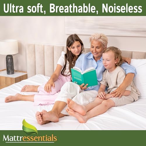 Mattress Essentials Zippered Mattress Encasement - Waterproof Bed Bug Cover