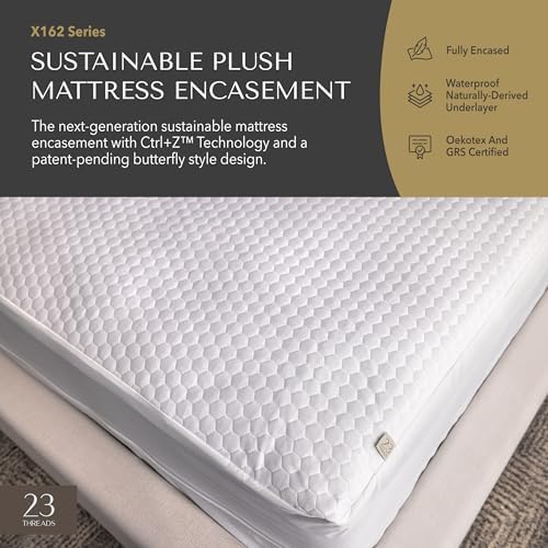 23 THREADS X162 Series Plush Mattress Encasement