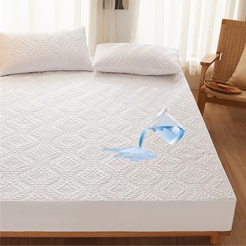 WolfaZYY Mattress Pad Fitted Sheet Protector Full Size Breathable Waterproof