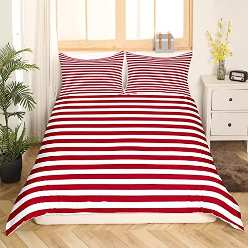 Erosebridal Girl Stripe Duvet Set King Size