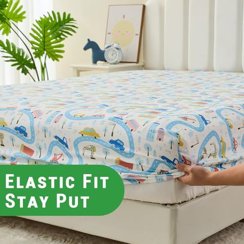 Gogreen Kids Bed Sheet Set Full Size 4PCS Microfiber 1
