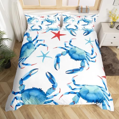 Feelyou Ocean Themed Duvet Cover Set Twin Size 1