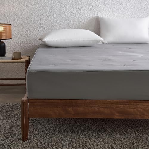 SimpleOpulence Dark Grey Mattress Pad Protector