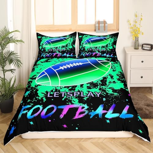Feelyou 3D Football Duvet Cover Set King Size 1