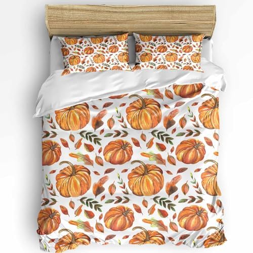 3 Piece Queen Duvet Cover Set with Zipper Corner Ties