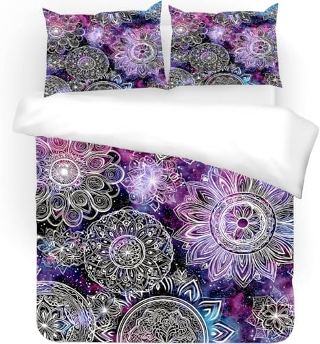GIPNIAU 3D Print Duvet Cover Set California King