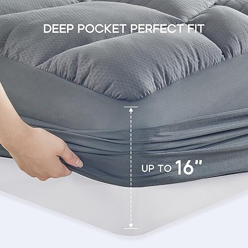 Sonive Queen Mattress Protector with 5-Zone Ergonomic Design
