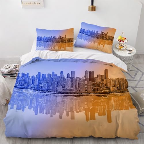 GIPNIAU Kids Duvet Cover Set with Zipper