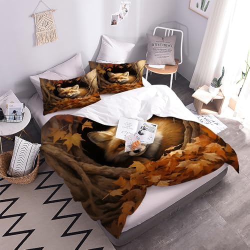 Kids Duvet Cover Set with Zipper and Pillowcases