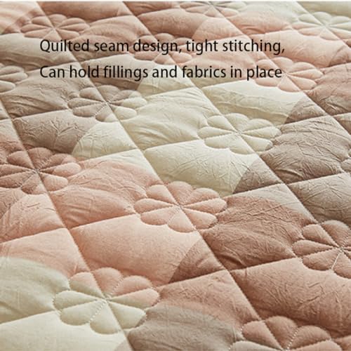 FCLDESHOP Fitted Mattress Pad 180x200cm Pure Cotton Quilted Protector