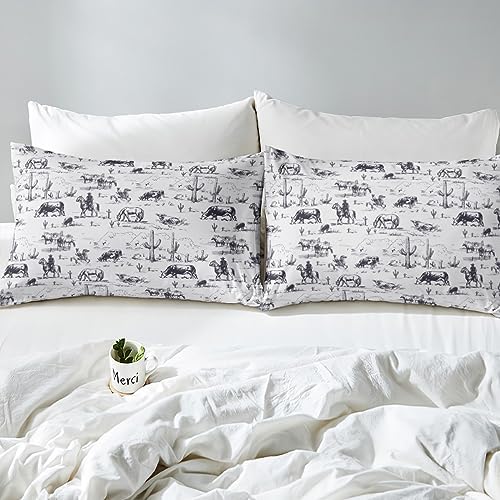 Feelyou Western Duvet Cover Set 3Pcs King Size