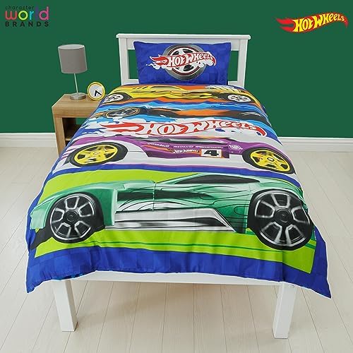 Hot Wheels Beast Design Duvet Cover Set Reversible 2-Sided