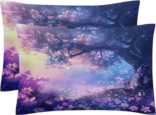 OmErsa Soft Microfiber Tree of Life Duvet Cover Set 3-Piece