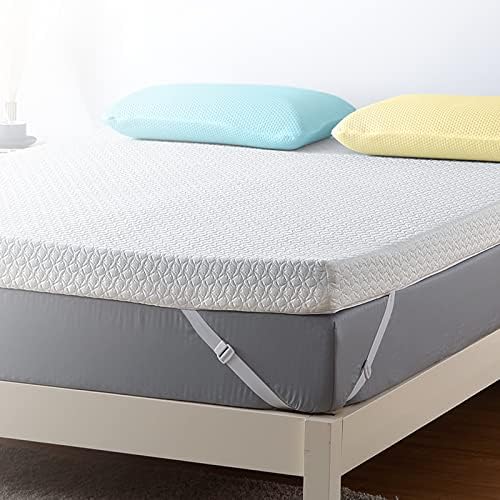 VORTEXTOVE Twin Mattress Topper 4 Inch Memory Foam with Bamboo Cover