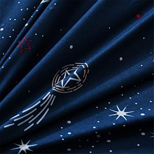 Chanyuan Star Galaxy Duvet Cover Twin Size Reversible Bedding Set