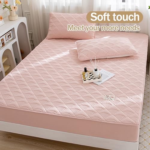 LDLCYCN Queen Size Mattress Protector with Soybean Fiber