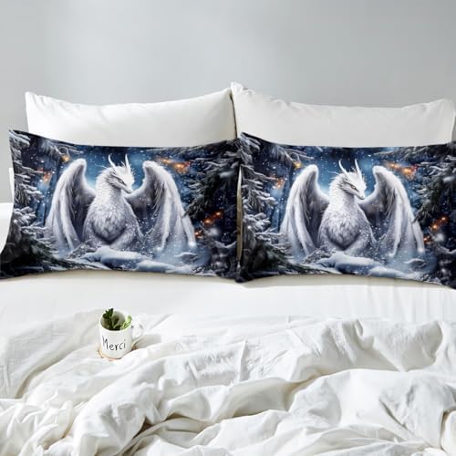 Erosebridal Exotic Dragon Duvet Cover Set for Kids