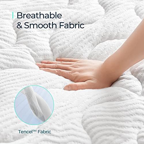 LINSY LIVING Twin Waterproof Mattress Protector with Tencel Cover