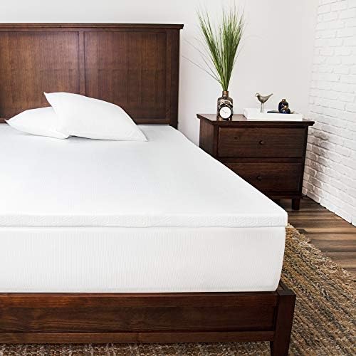 SensorPEDIC 2-Inch Gel-Infused Mattress Topper Twin White
