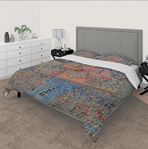HOBBOY Paul Klee Art 3pc California King Duvet Set