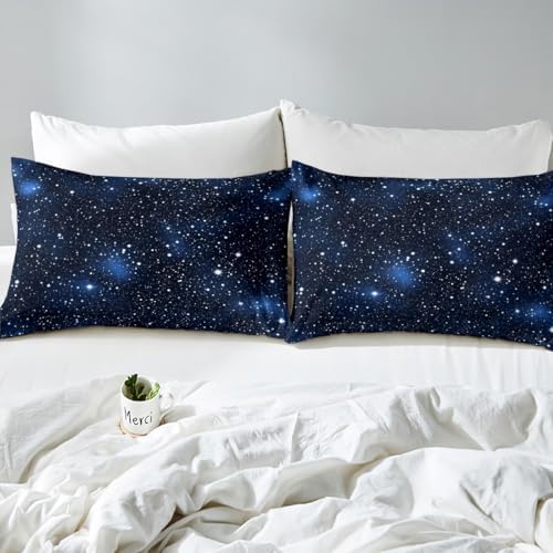 Erosebridal Starry Sky Duvet Cover Set