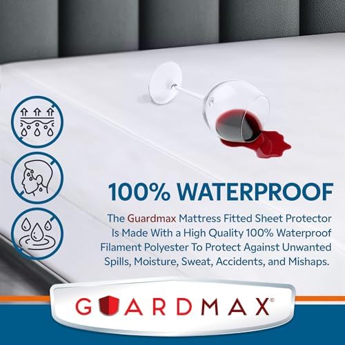 Guardmax Fitted Waterproof Mattress Protector - Full Size 54x75