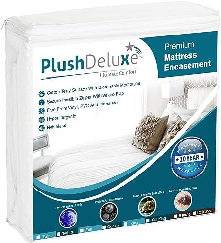 PlushDeluxe Full Size Premium Mattress Encasement
