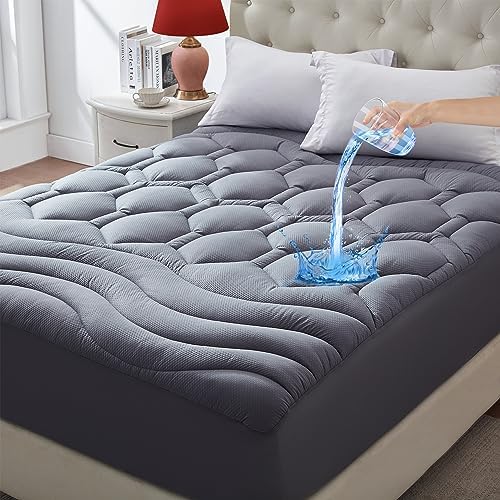 Elven Home Waterproof Mattress Pad for Double Bed