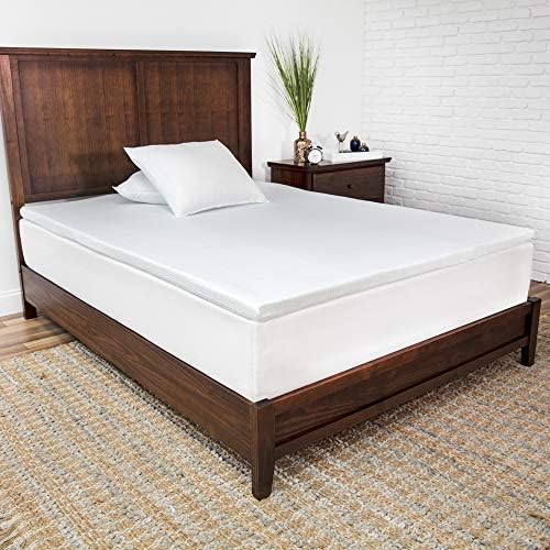 SensorPEDIC 2-Inch Gel-Infused Mattress Topper Twin White