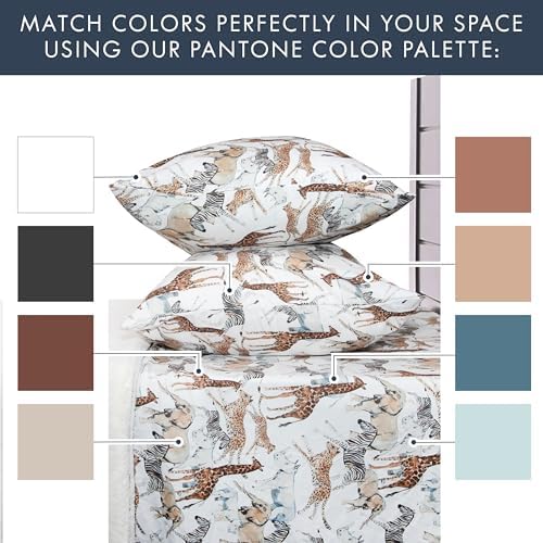 Where The Polka Dots Roam Safari Queen Bedding Set for Kids