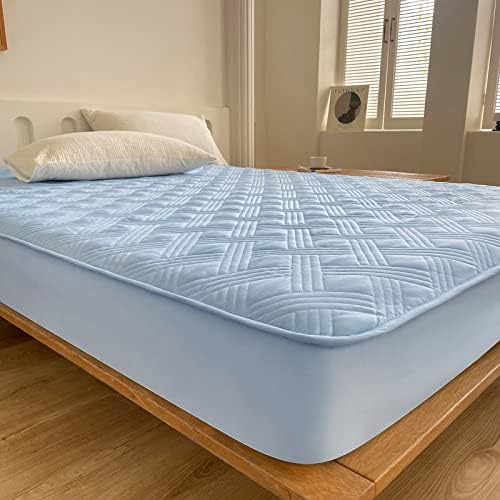 ZIQINPSQ Breathable Soft Mattress Pad with Deep Pocket and Non-Slip Design