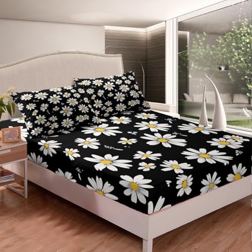 Castle Fairy Daisy Fitted Sheet Set with Pillowcases