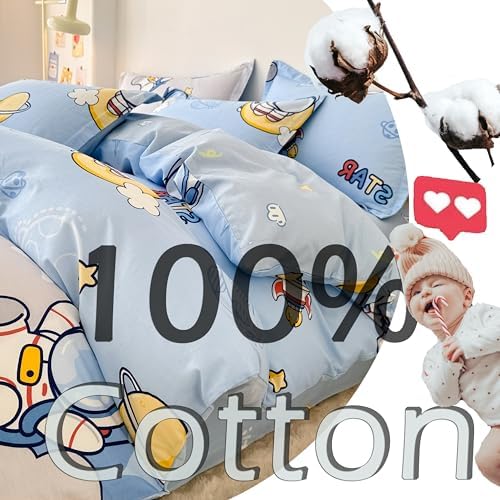 MorroMorn 100 Cotton Duvet Cover Set Queen 3 Pcs