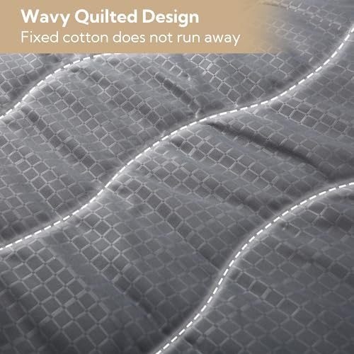SUNNY HEAT Full Size Electric Mattress Pad 54x75 Grey