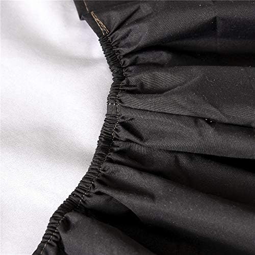 Holawakaka Queen Waterproof Mattress Protector Breathable Fitted Sheet Cover Black
