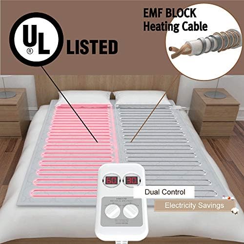 ILWOUL Heated Mattress Pad with Dual-Zone Control 55 x 70