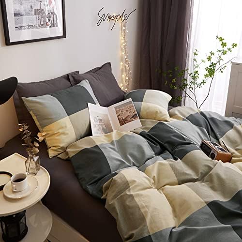 VM VOUGEMARKET 3-Piece Duvet Cover Set Queen
