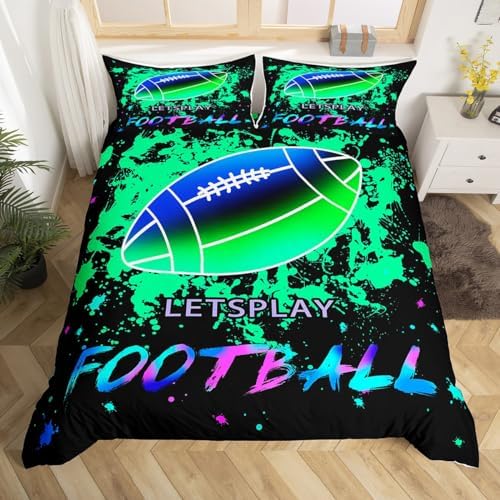 Feelyou 3D Football Duvet Cover Set King Size 1