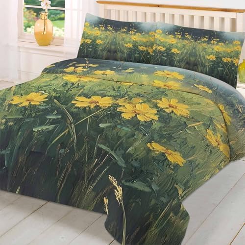 Boanket 3-Piece Twin Duvet Cover Set with Zipper Pillowcases