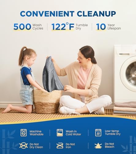 BOSANE Twin XL Waterproof Mattress Protector with Cooling 3D Air Fabric