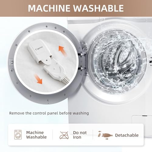 Caperia Heated Mattress Pad Multizone Body Feet Warmer