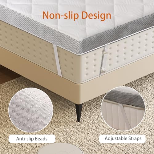 WEUP Extra Firm Mattress Topper 3 Inch Full Size