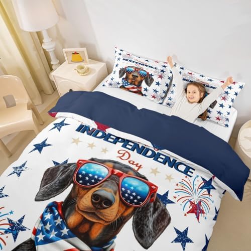 Erosebridal USA Independence Day Duvet Set Twin Size