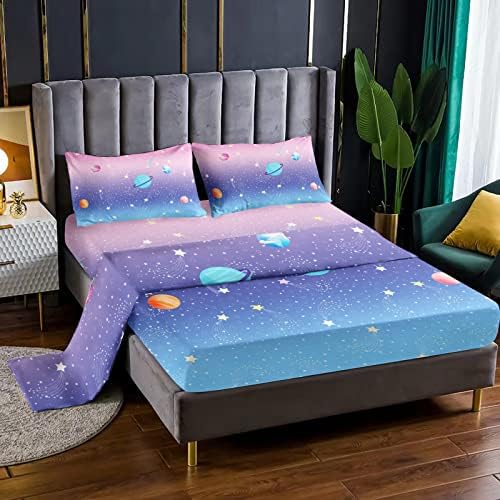 BailiPromise Space Sheets Full Size Set Ultra Soft