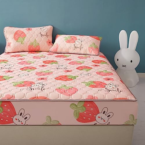 FCLDESHOP Mattress Topper with Anime Print