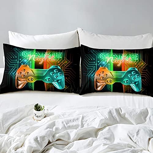 Feelyou Gaming Duvet Cover Set for Kids Bedroom Decor
