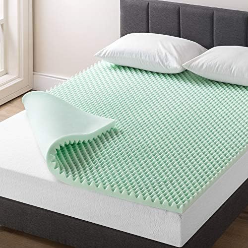 Best Price Mattress Topper 2 Inch Egg Crate Memory Foam with Aloe