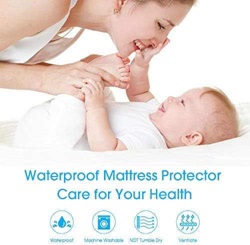 MIFXIN Twin Mattress Protector Waterproof Cotton