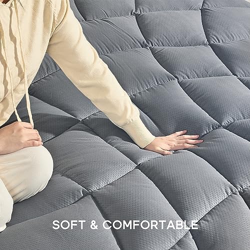 Sonive Queen Mattress Protector with 5-Zone Ergonomic Design